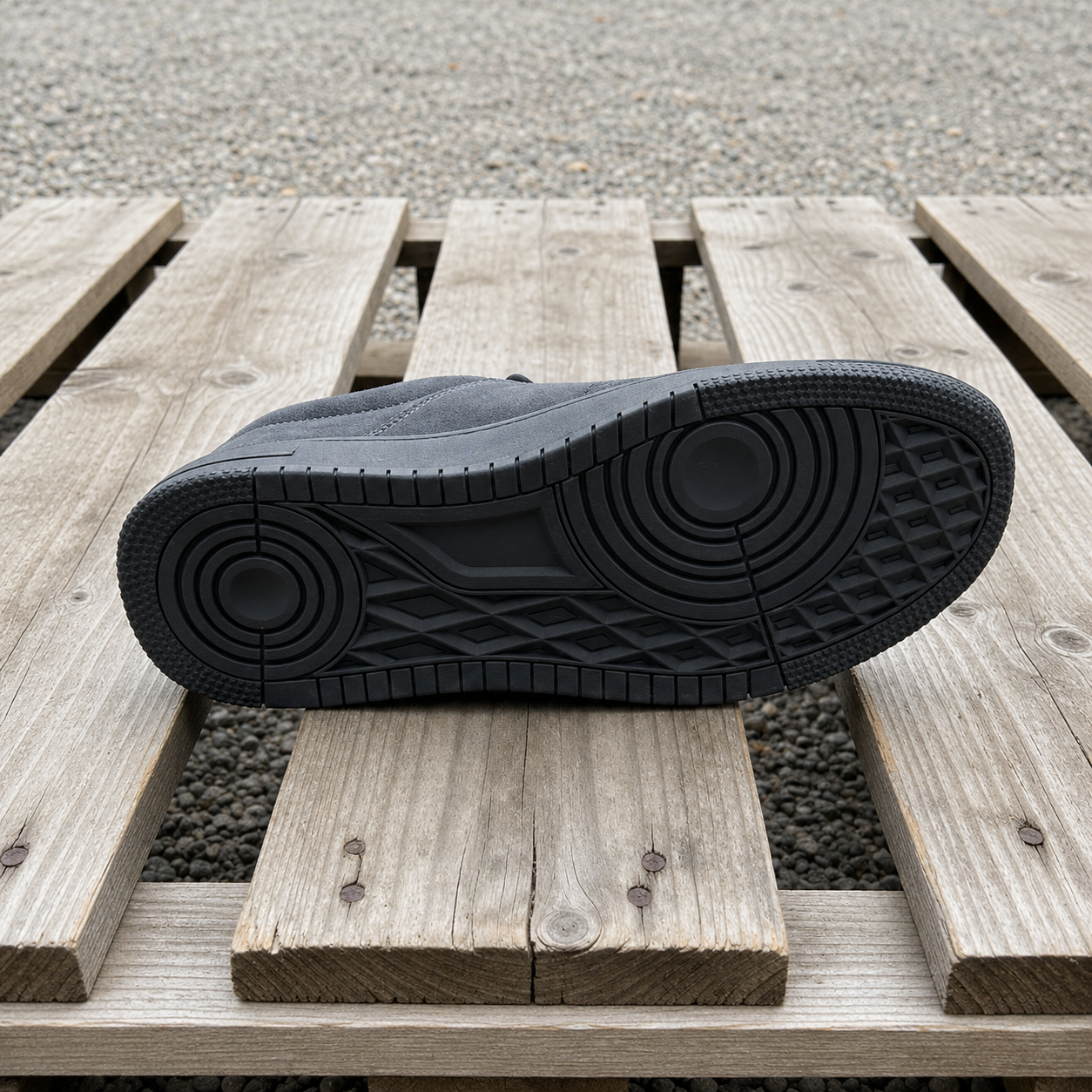 Mesa All-Terrain Dark Grey Suede Leather Sneaker