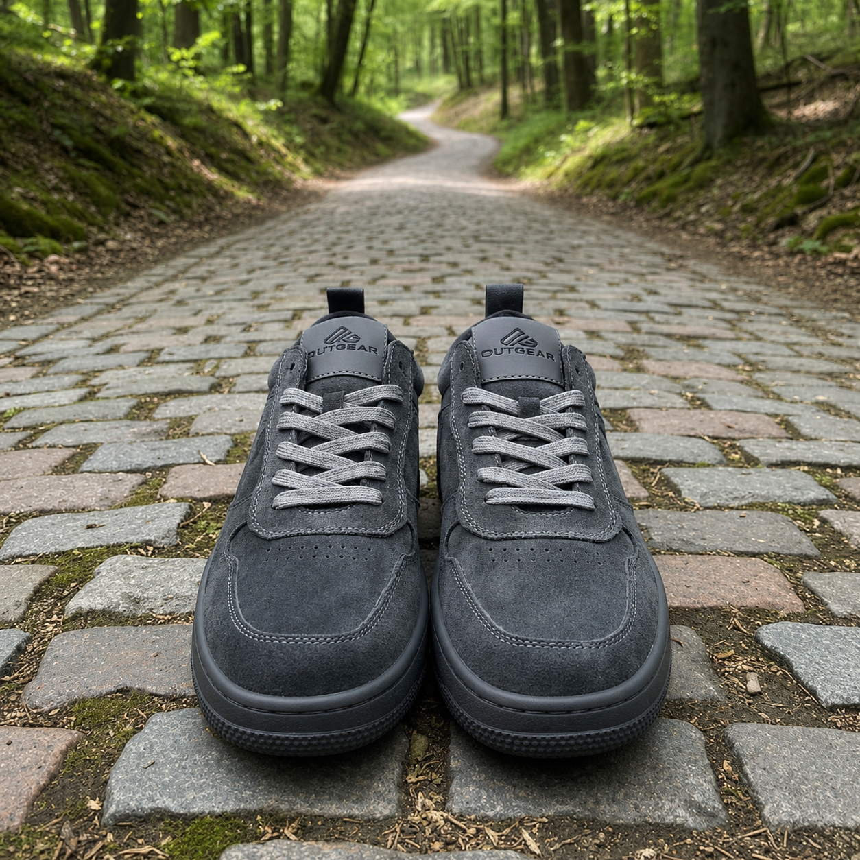 Mesa All-Terrain Dark Grey Suede Leather Sneaker
