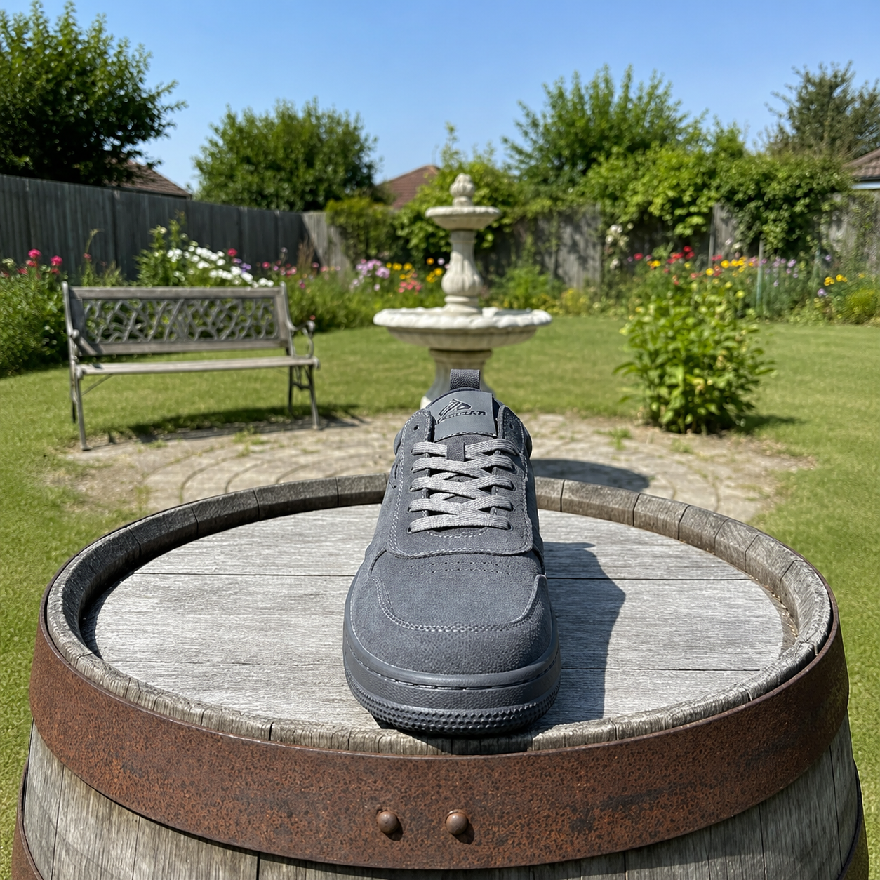 Mesa All-Terrain Dark Grey Suede Leather Sneaker