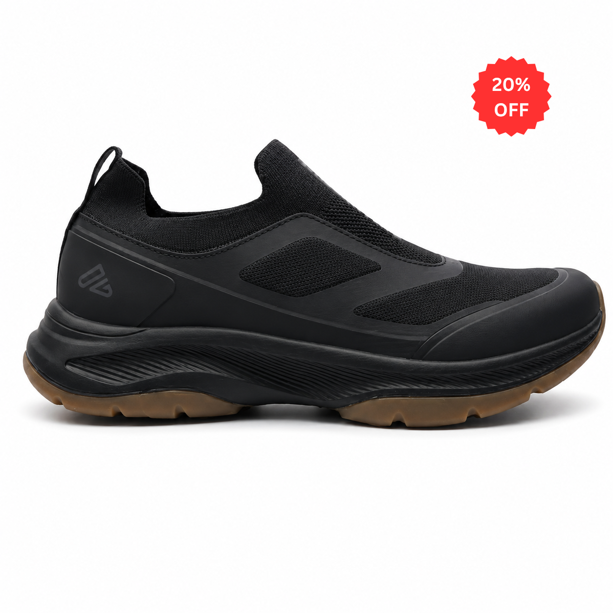 AeroKnit Terrain Lightweight Adventure Slip-On Black