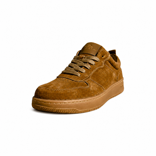 Mesa: All-Terrain Camel Brown Suede Leather Sneaker
