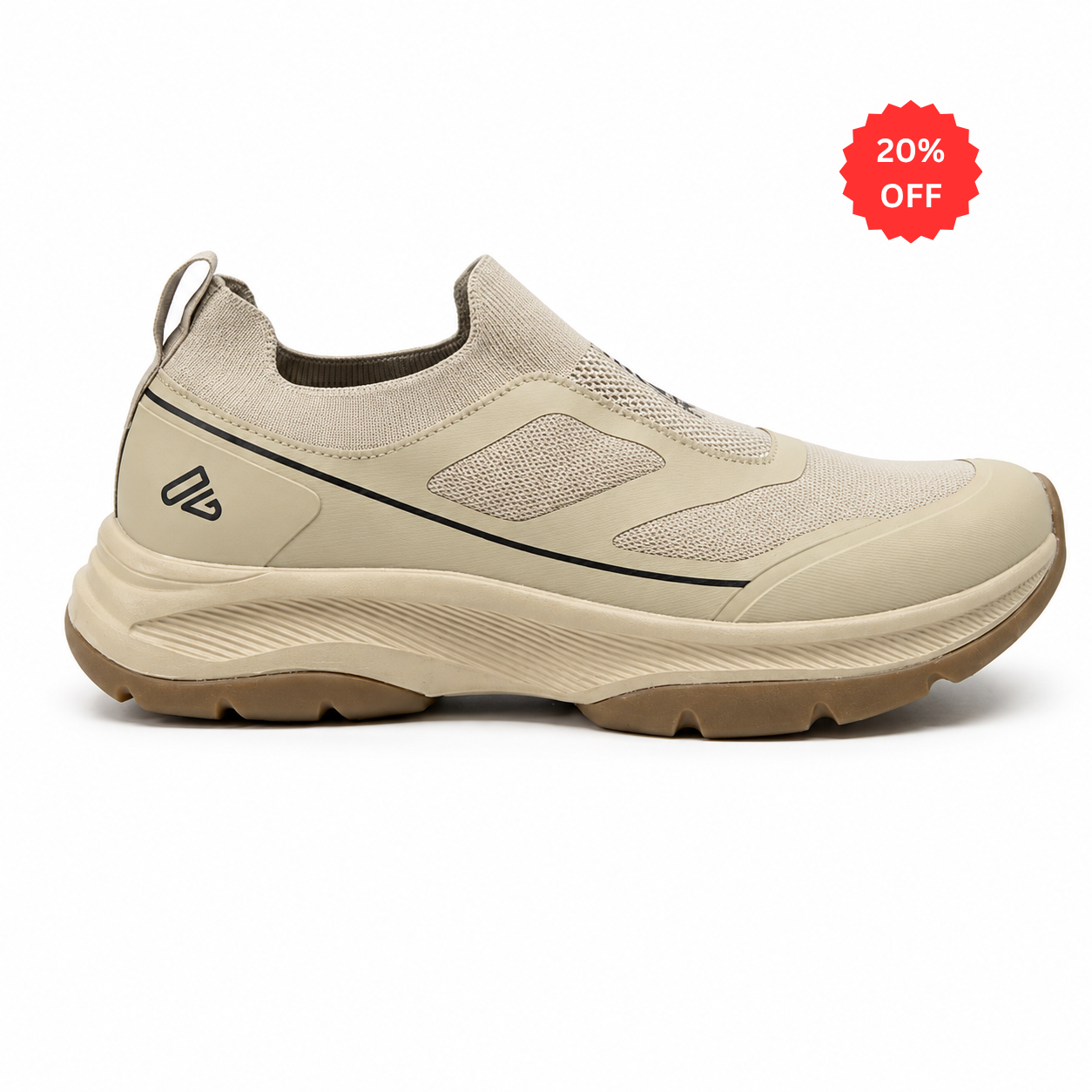 AeroKnit Terrain Lightweight Adventure Slip-On Cream
