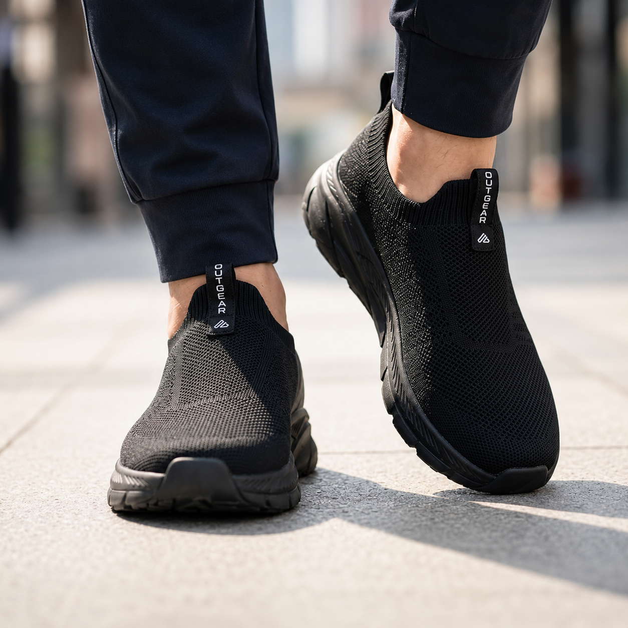 Max Comfort Athletic Ultra Lightweight Slip-On - Black