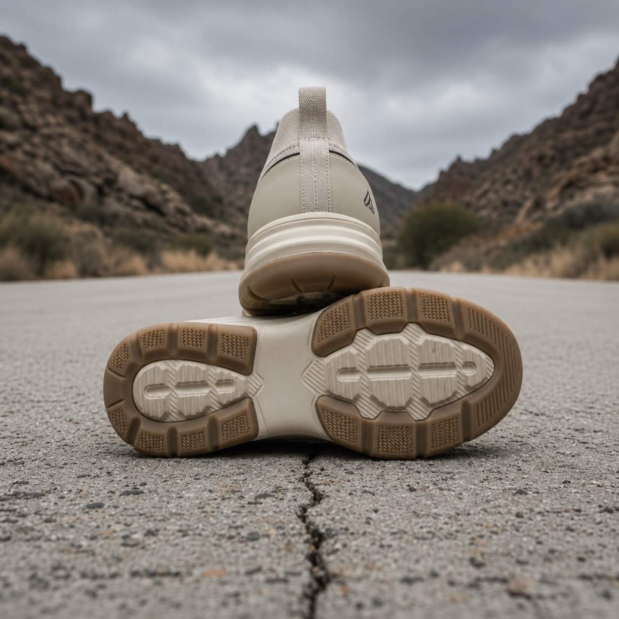 AeroKnit Terrain Lightweight Adventure Slip-On Cream