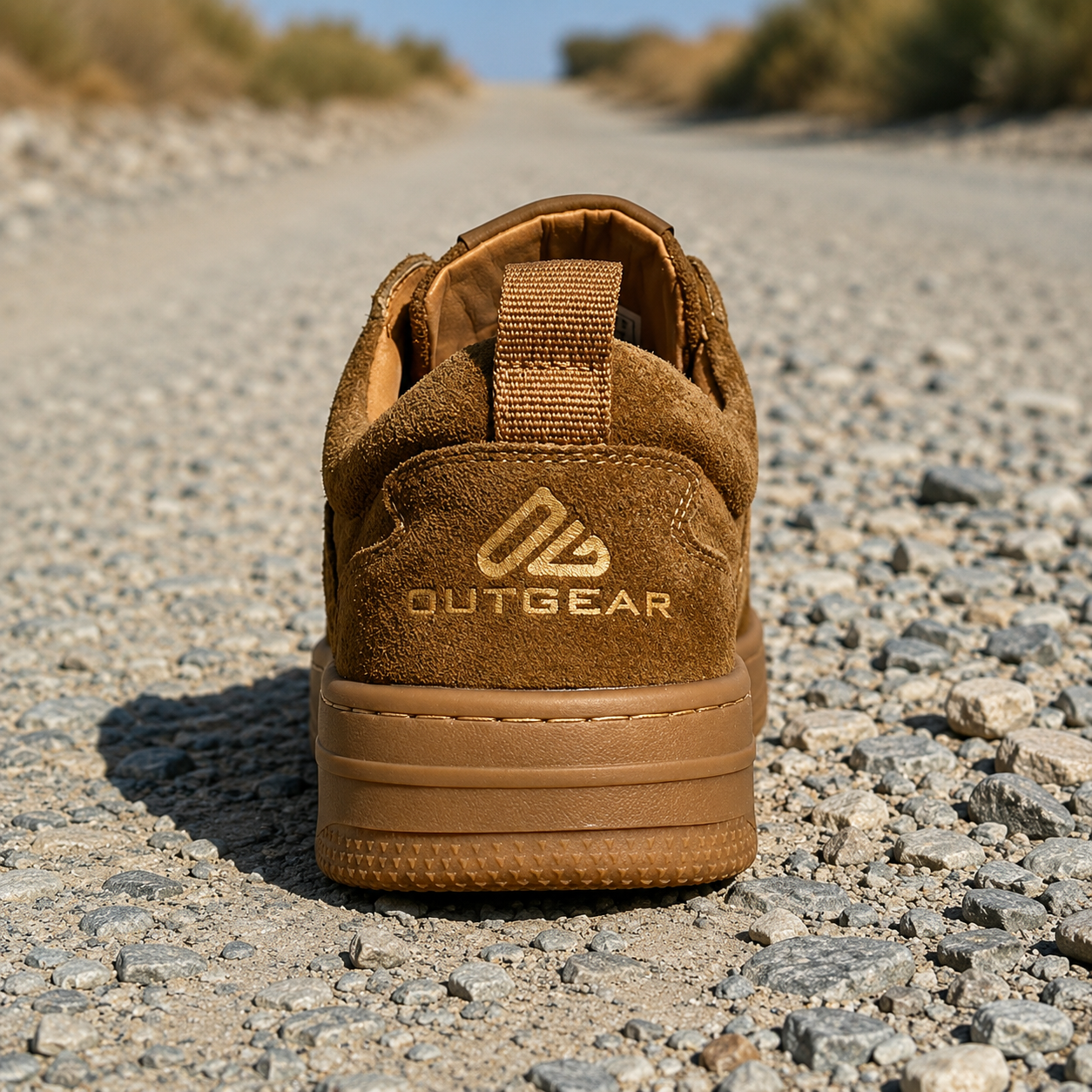 Mesa All-Terrain Camel Brown Suede Leather Sneaker