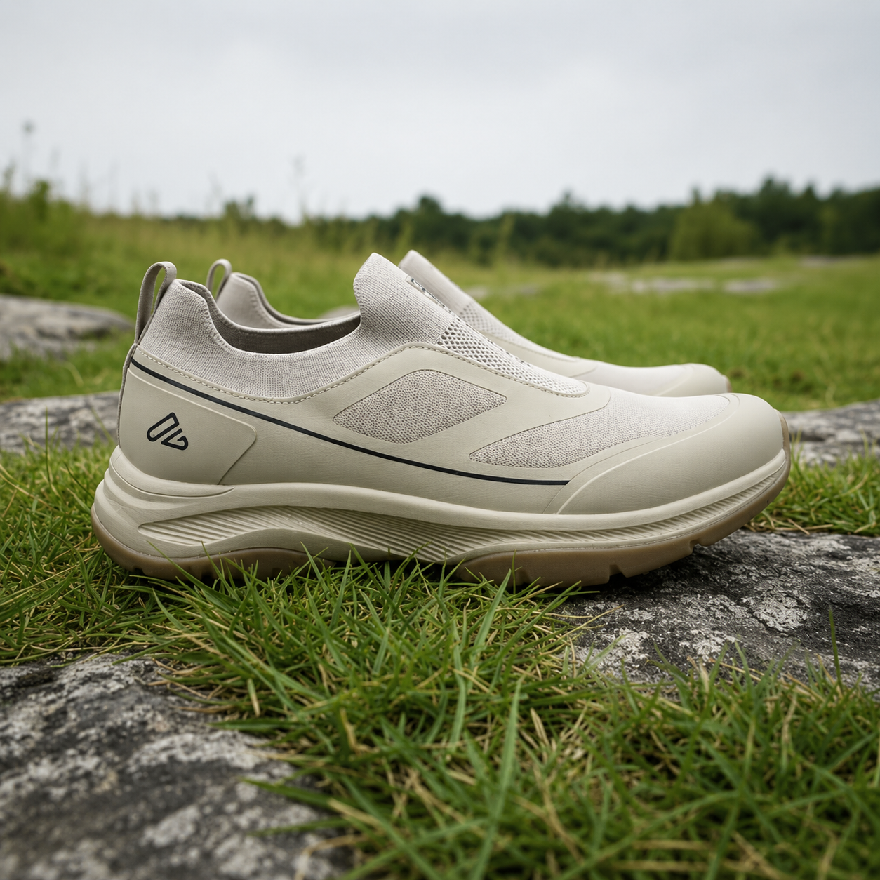 AeroKnit Terrain Lightweight Adventure Slip-On Cream
