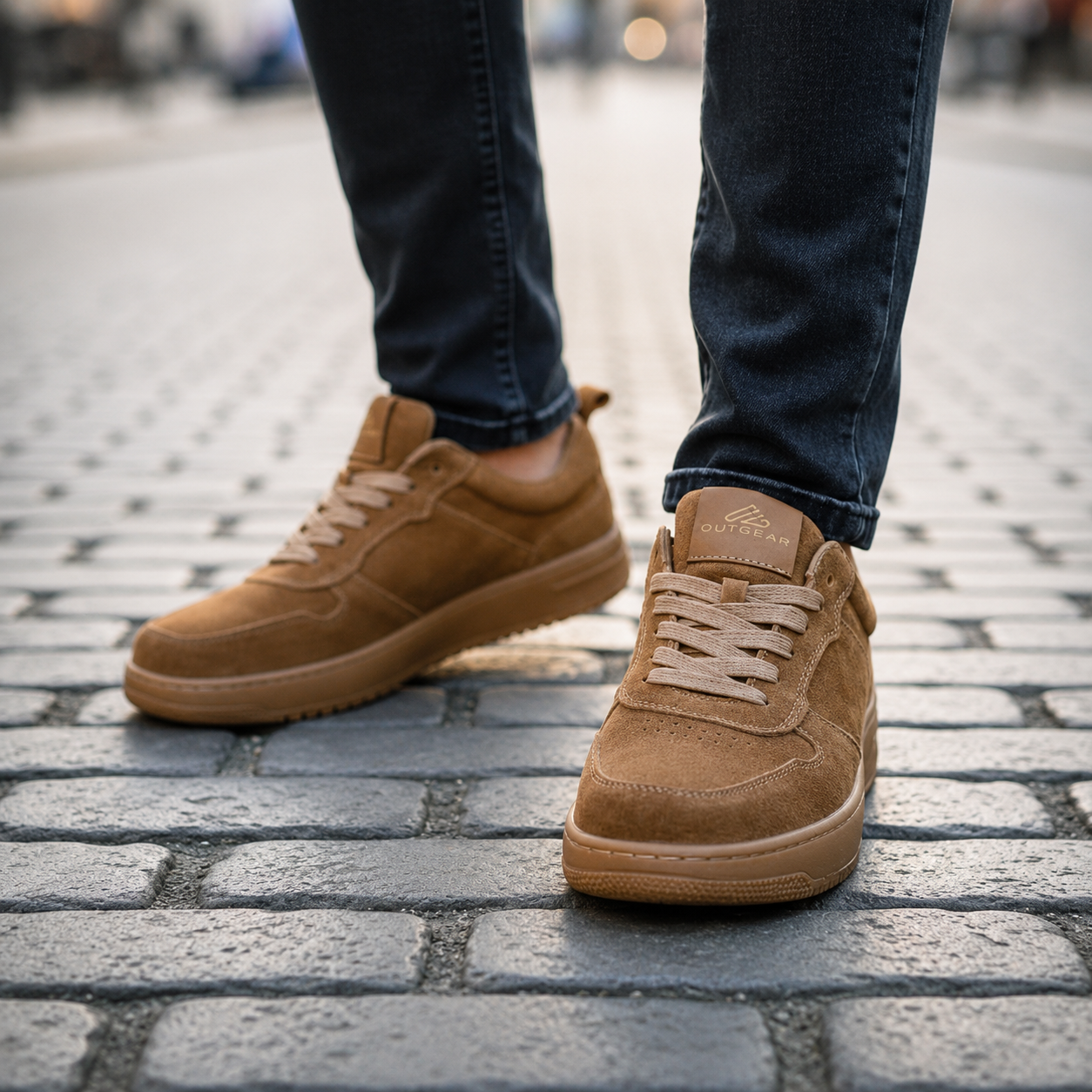 Mesa All-Terrain Camel Brown Suede Leather Sneaker