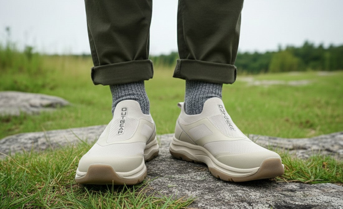 AeroKnit Terrain: The Ultimate Lightweight Adventure Slip-On