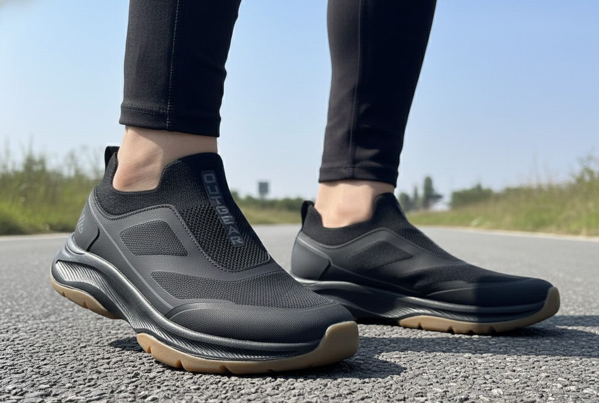 AeroKnit Terrain: The Ultimate Lightweight Adventure Slip-On